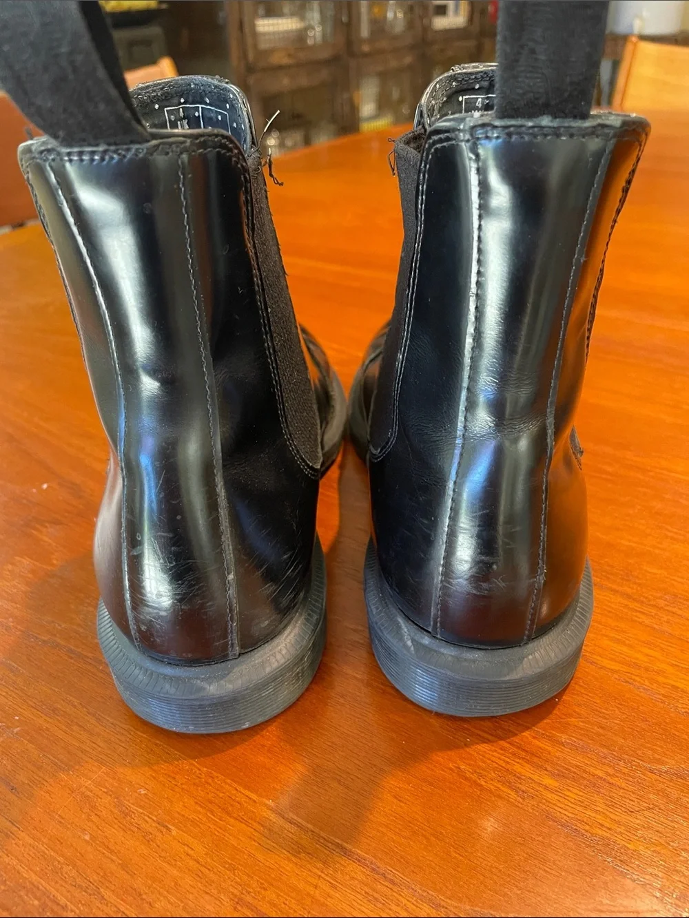 Dr. Martens Black Flora Chelsea boots size 6